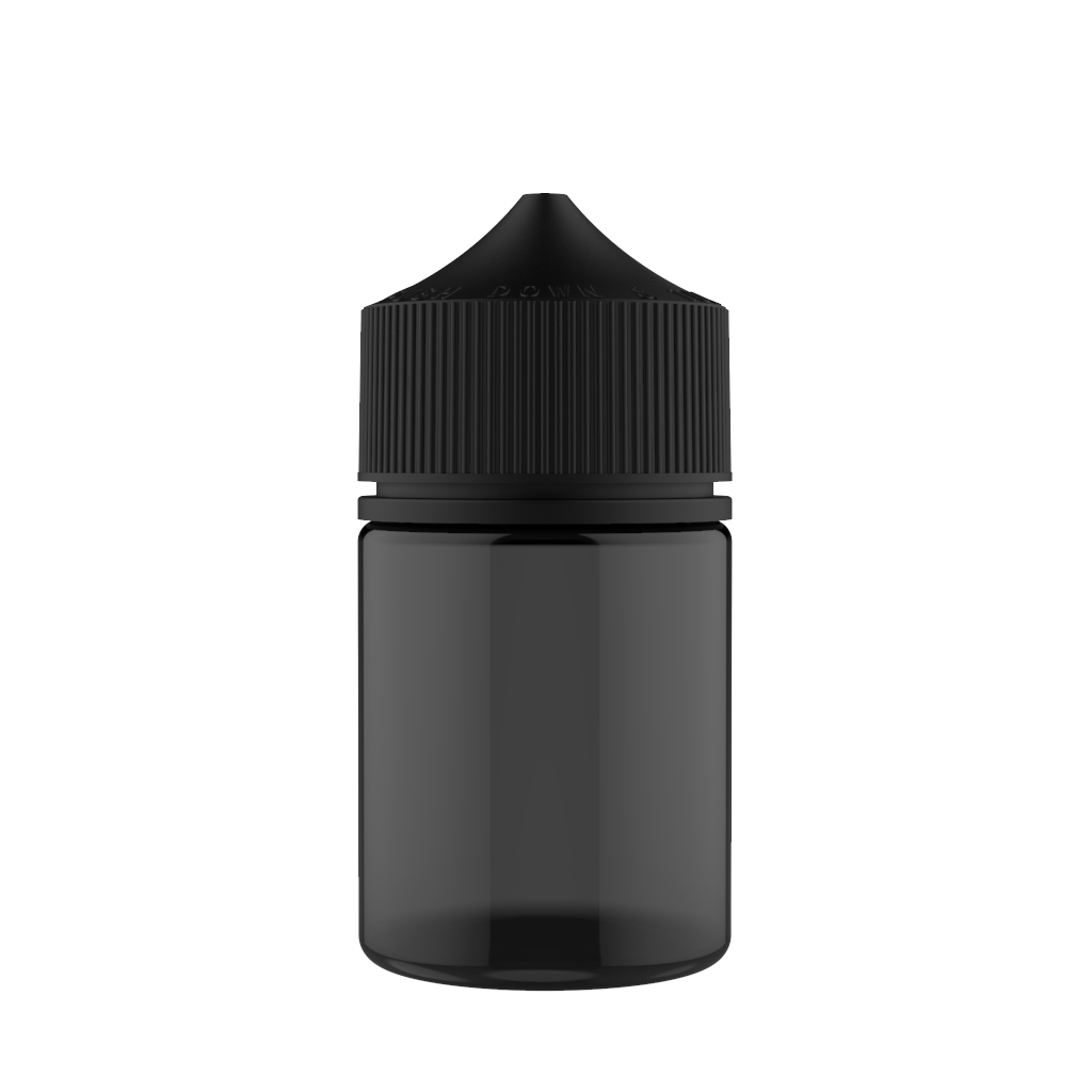 60ml Stubby Chubby Gorilla Bottles designed for eliquid Oceania Packaging